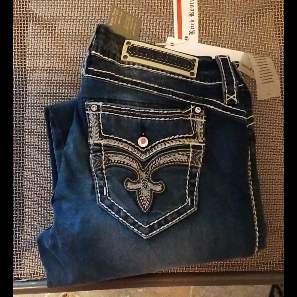 Rock Revival Bootcut Jeans-size 32